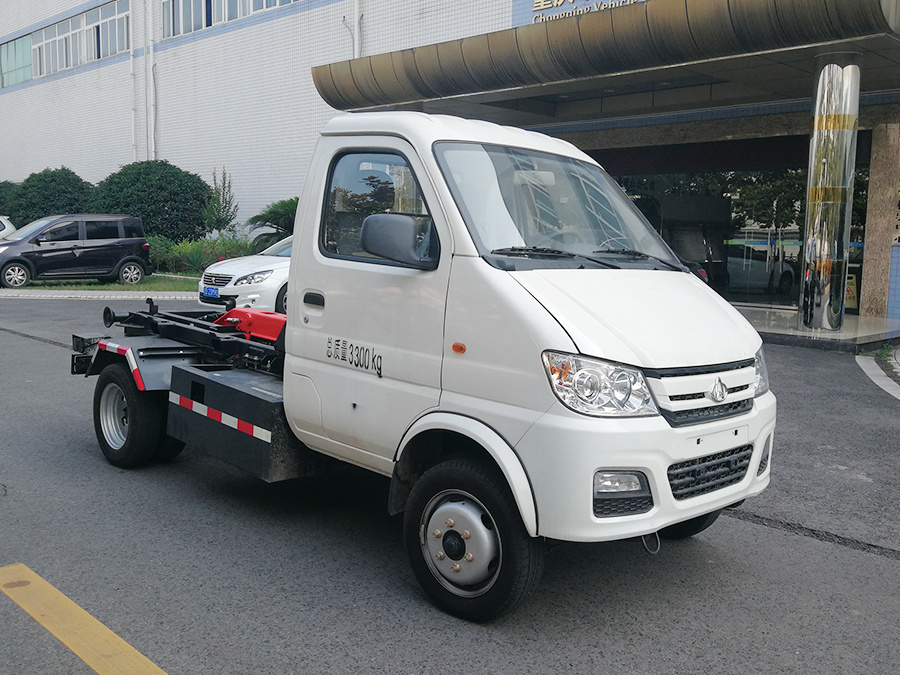 純電(diàn)動車(chē)廂可(kě)卸式垃圾車(chē)